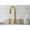 Kingston Brass KS2982BEX Essex Widespread Bathroom Faucet W/Brass Pop-Up, Brass KS2982BEX - alternate 6